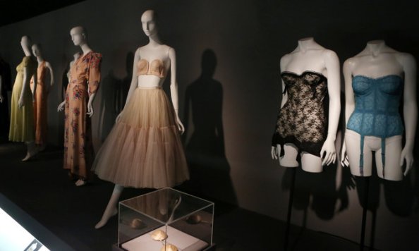 Lingerie from the 1950s at the Fashion Institute museum. Credit Linda Rosier for The New York Times