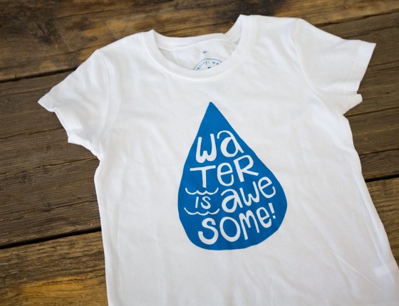 Awesome Kids T-Shirt by Charity Water