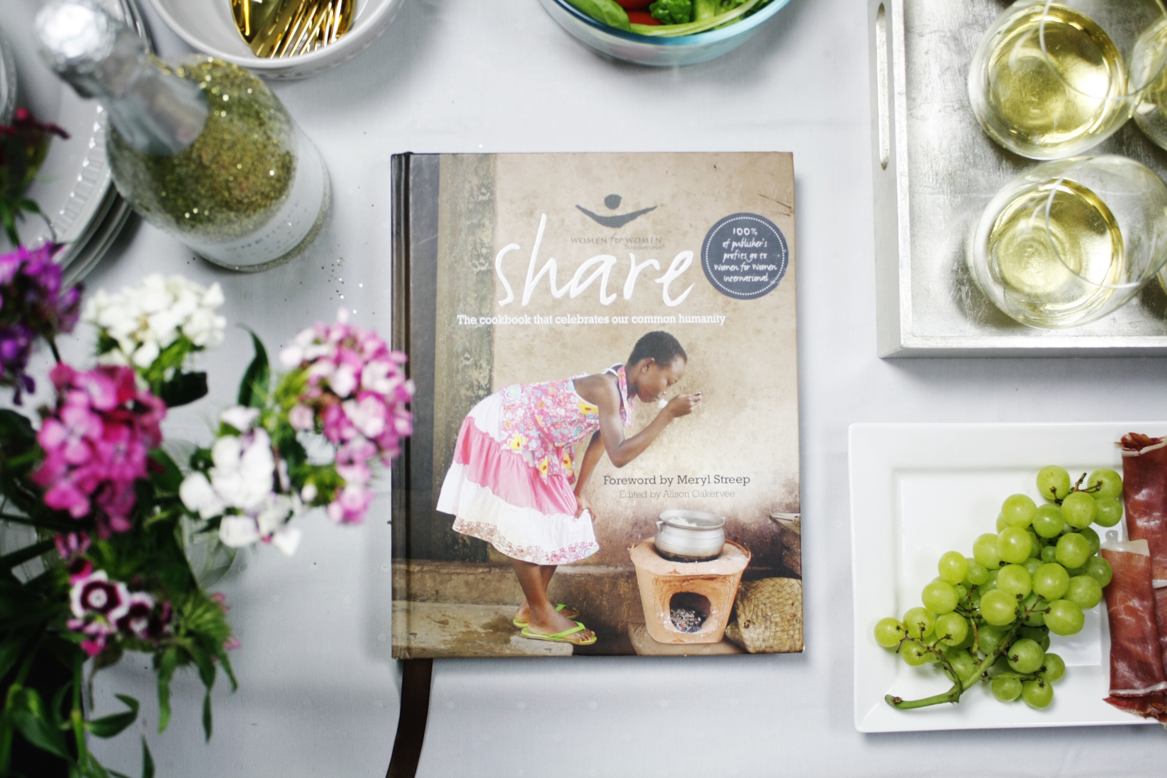 Lourdes Martin featuring a cookbook that gives back.