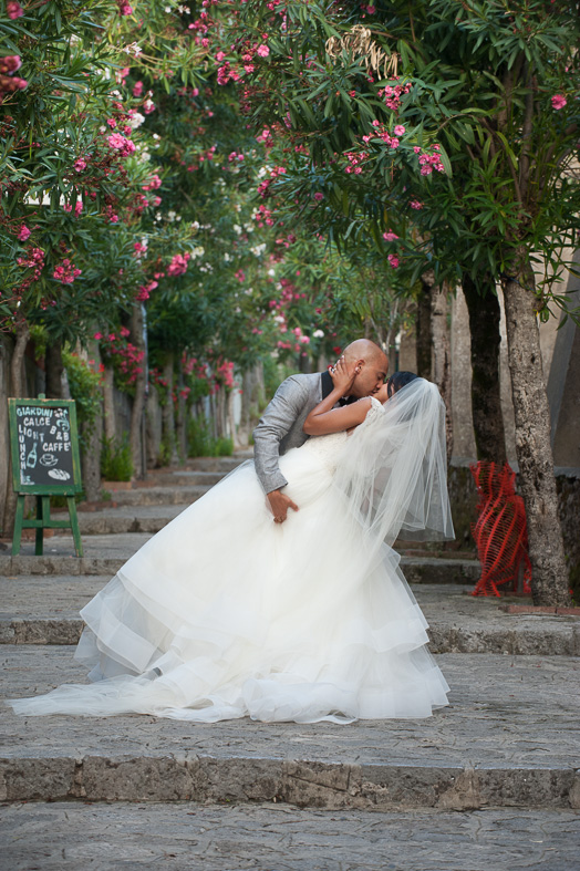 Wedding photos in Ravello, Italy