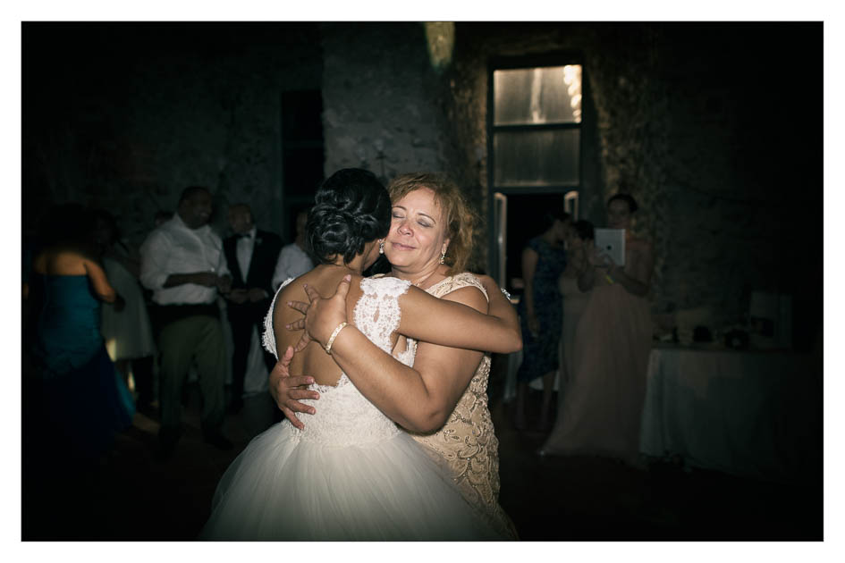 Mom and daughter dance on my wedding day